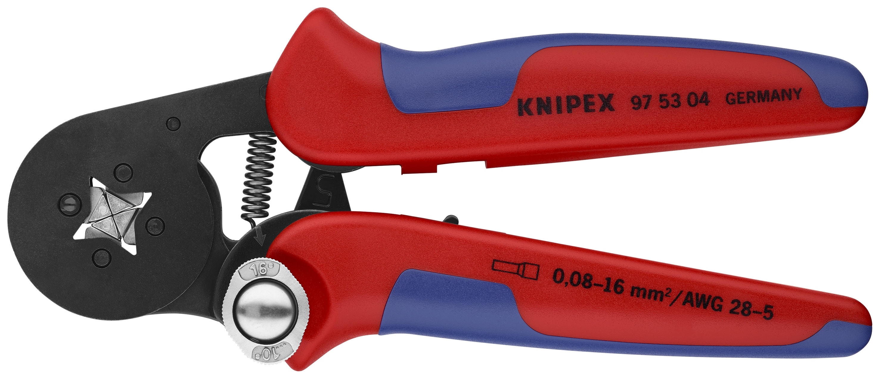 7 1/4" Self-Adjusting Crimping Pliers For Wire Ferrules