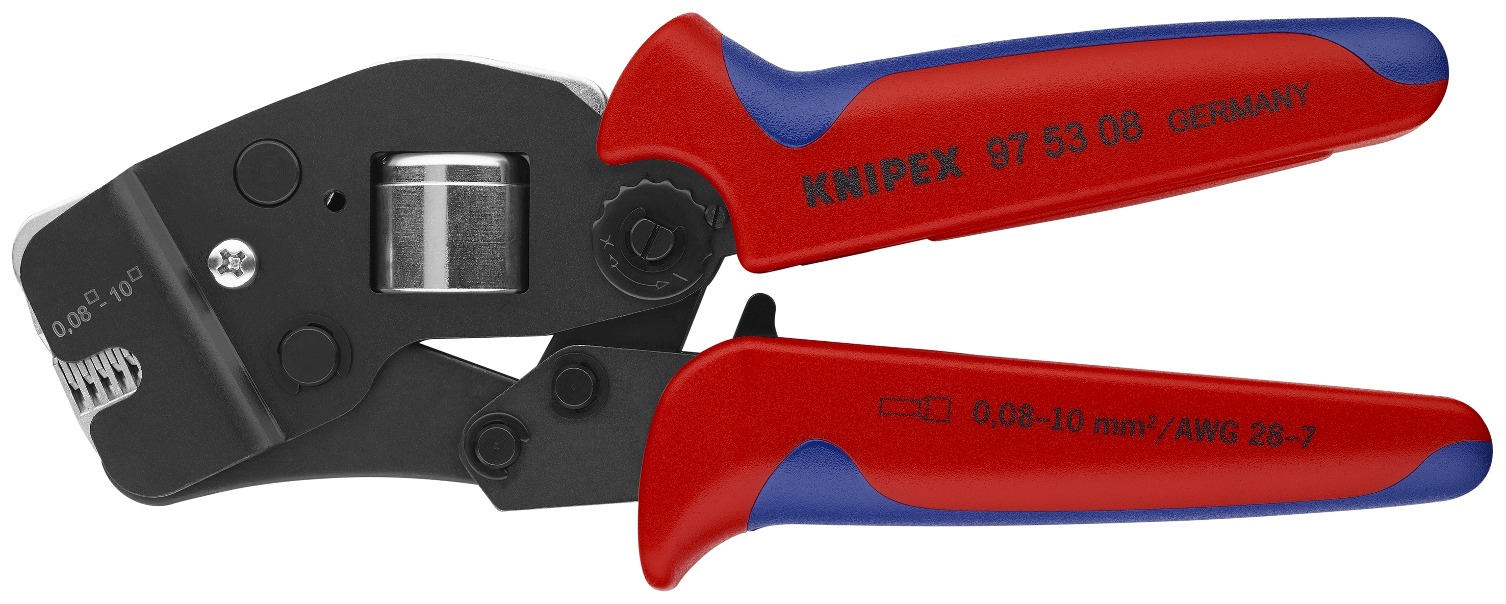 7 1/2" Self-Adjusting Crimping Pliers For Wire Ferrules