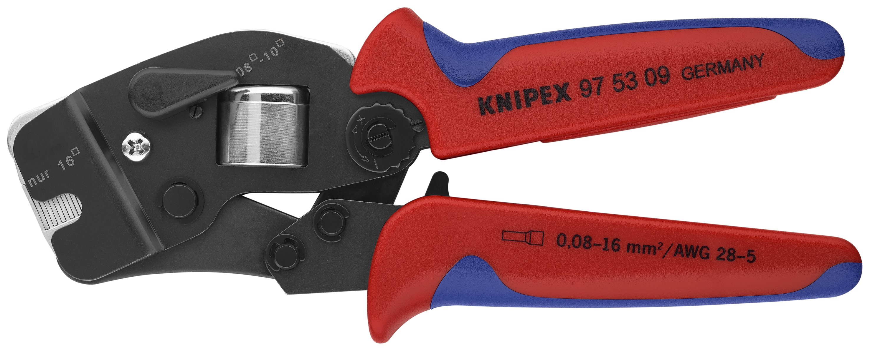 7 1/2" Self-Adjusting Crimping Pliers For Wire Ferrules