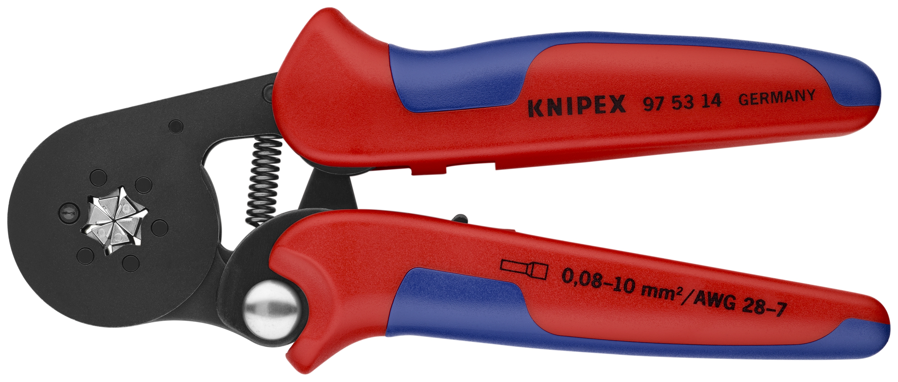 7 1/4" Self-Adjusting Crimping Pliers For Wire Ferrules