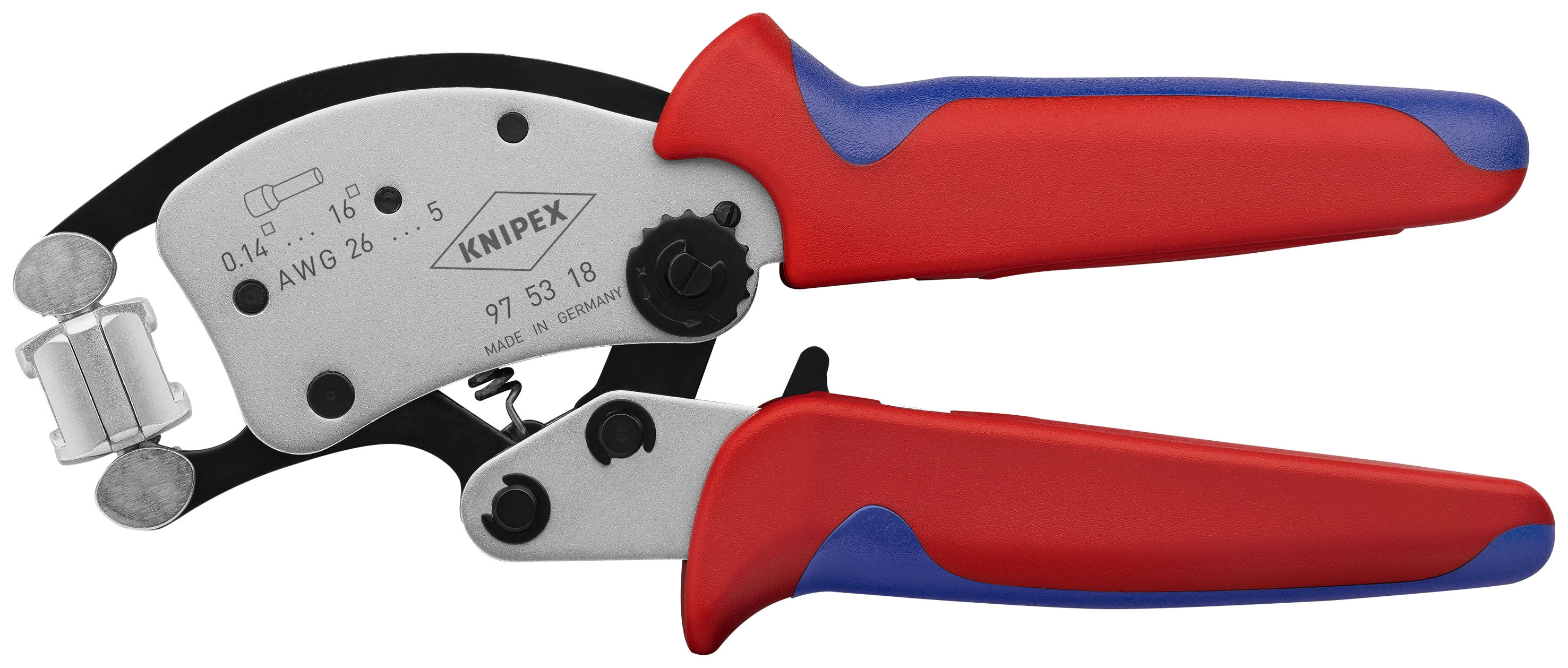 8" Twister16 Self-Adjusting Crimping Pliers For Wire Ferrules