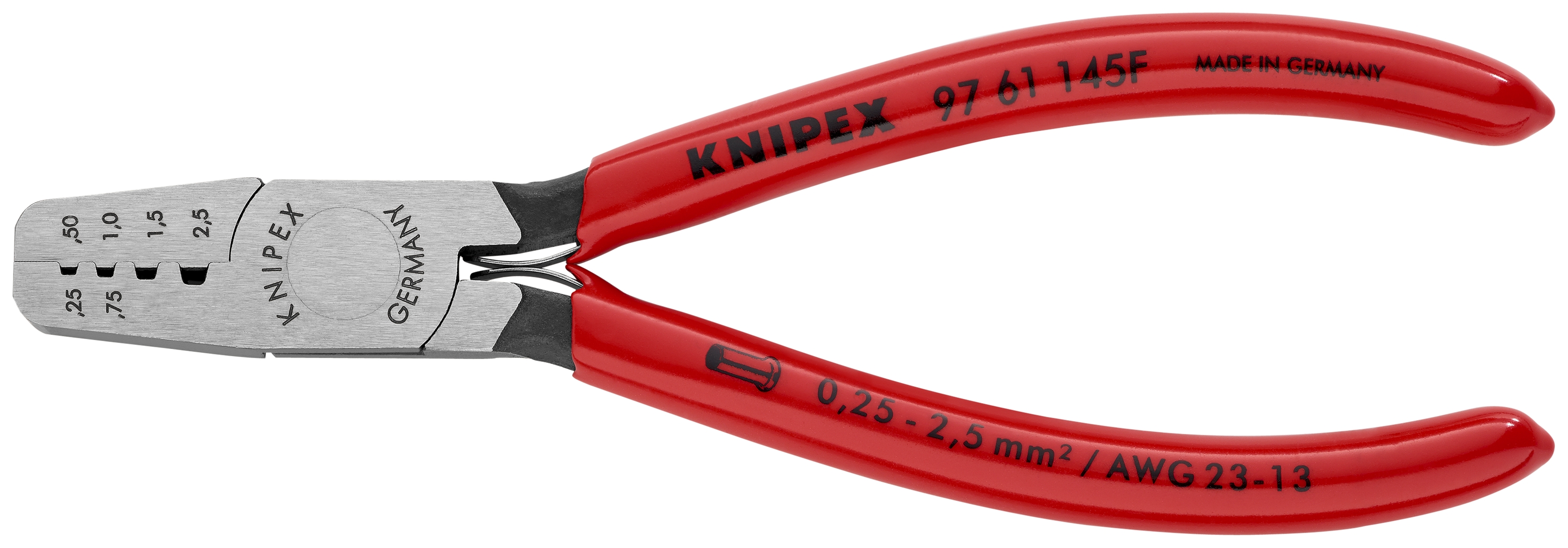5 3/4" Crimping Pliers for Wire Ferrules