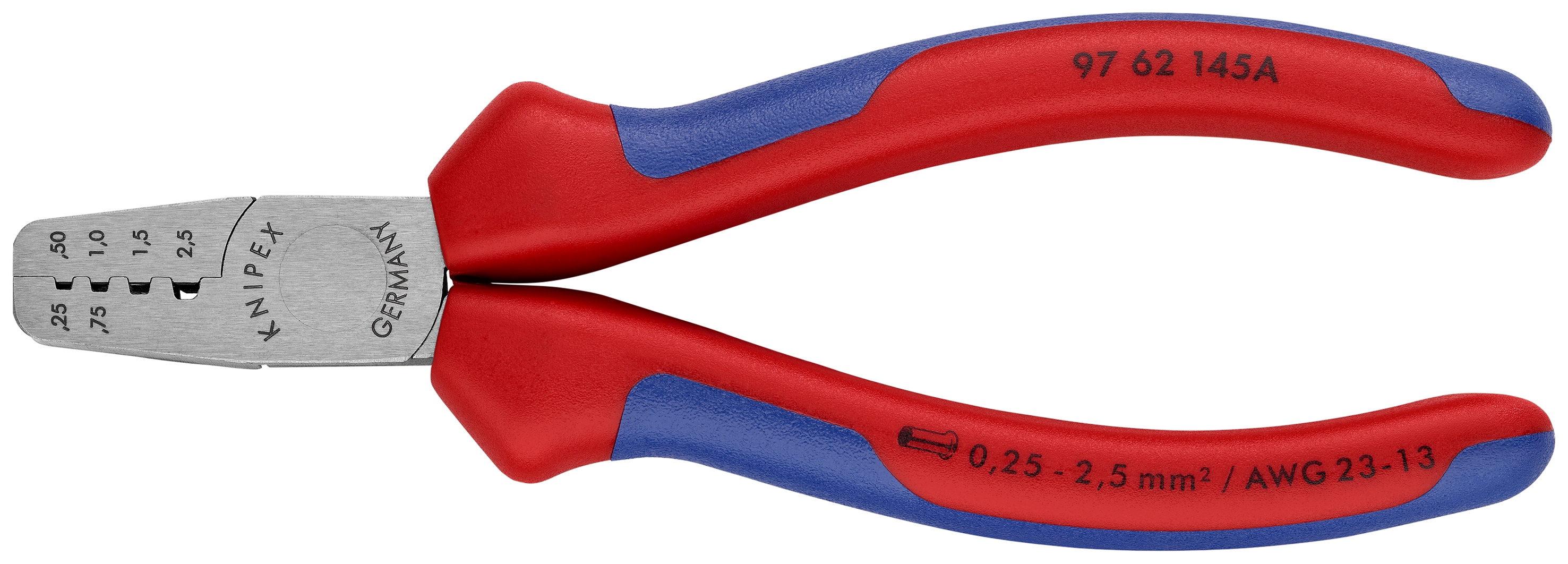 5 3/4" Crimping Pliers for Wire Ferrules