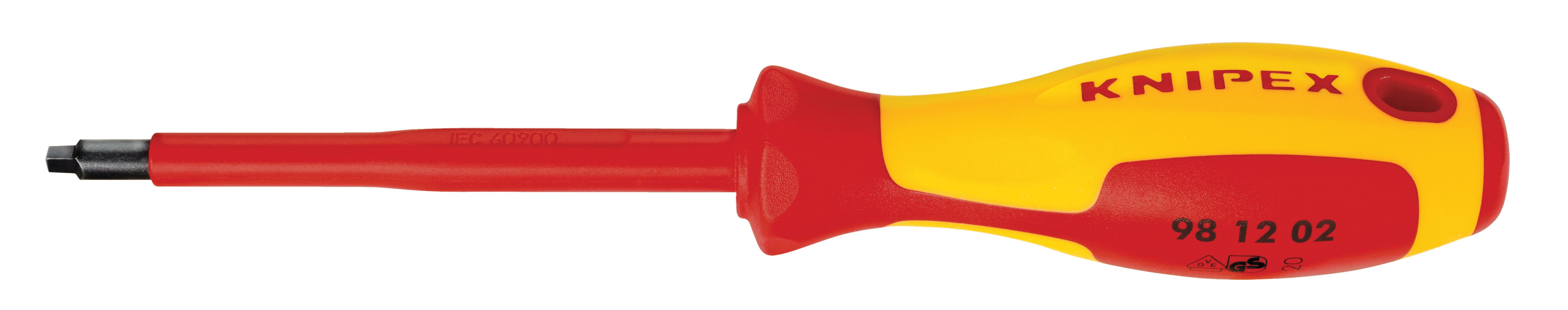 8 1/2" Square Drive Screwdriver, 4"-1000V Insulated, R2