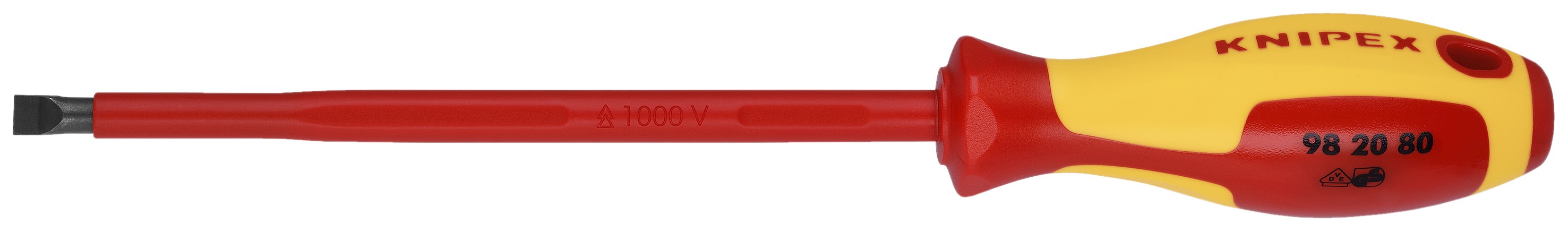 11 3/4" Slotted Screwdriver, 7"-1000V Insulated, 5/16" tip