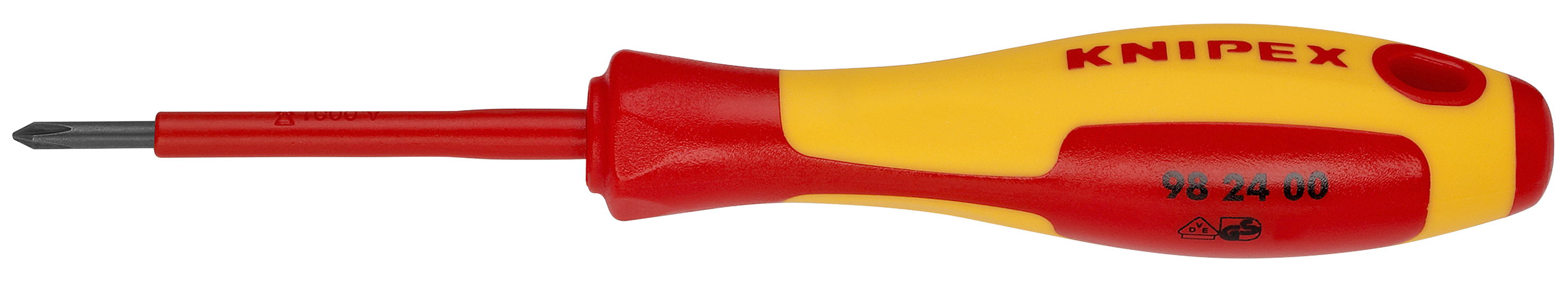 6 1/2" Phillips Screwdriver, 2 1/2"-1000V Insulated, P0