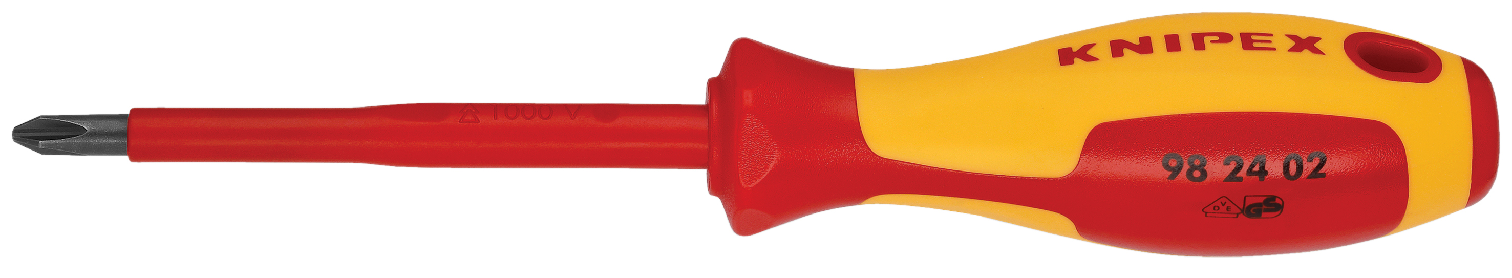 8 1/2" Phillips Screwdriver, 4"-1000V Insulated, P2
