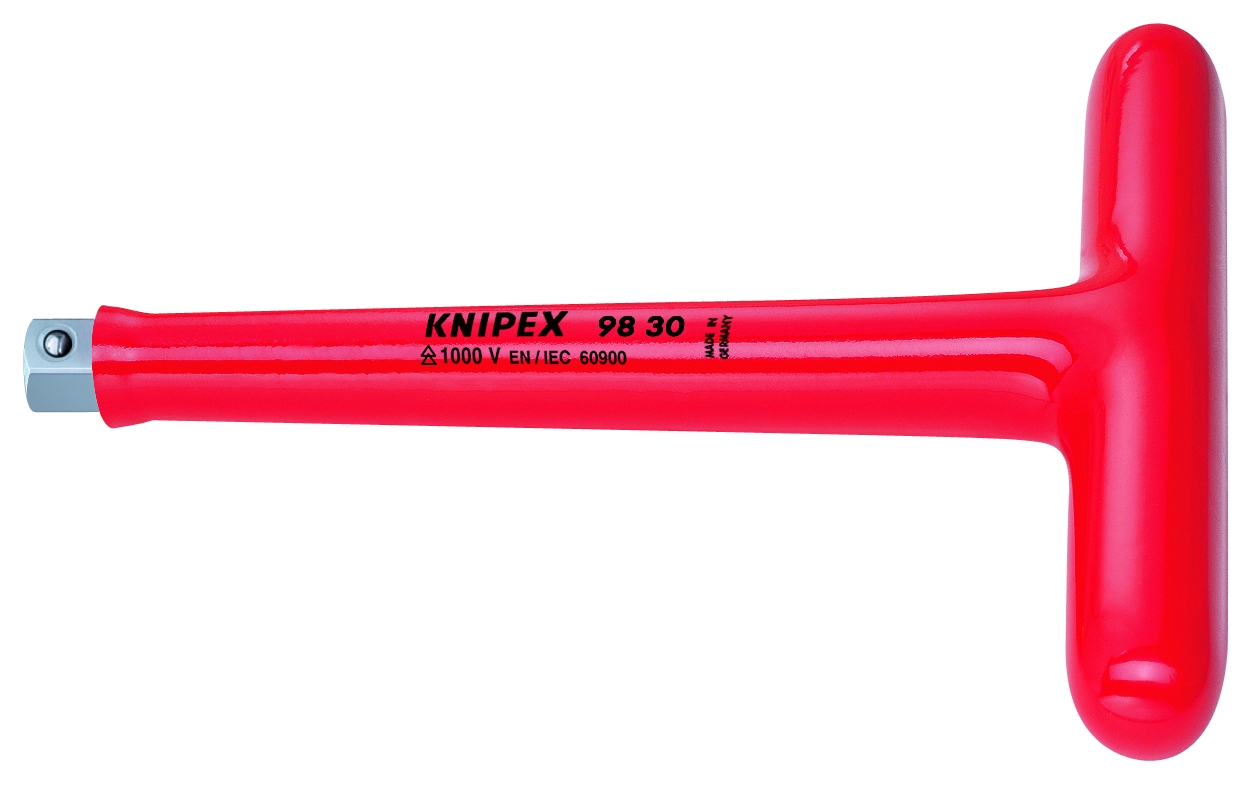 8" 8" T-Handle, 3/8" Drive-1000V Insulated