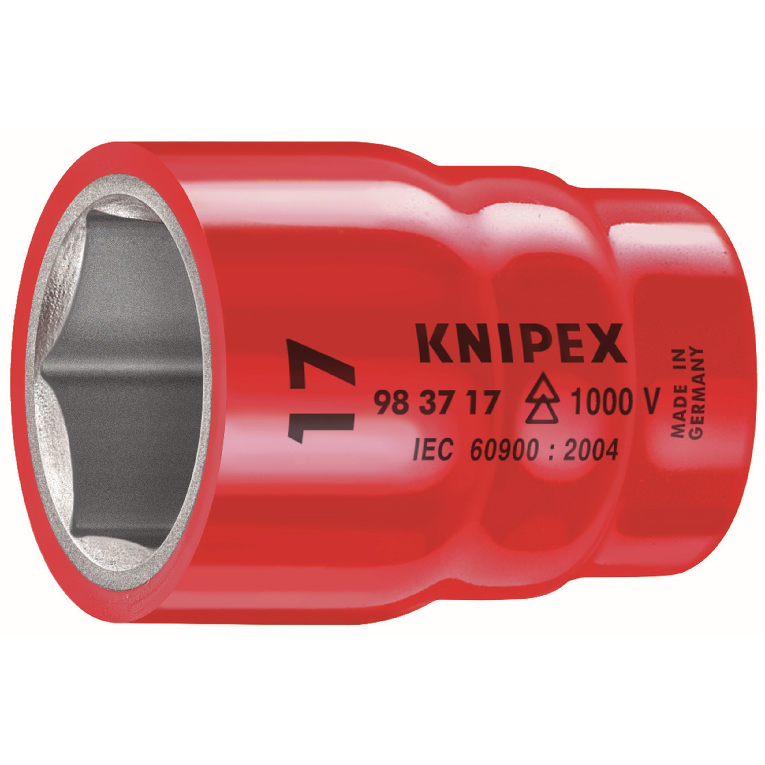 1 3/4" Hex Socket, 3/8" Drive-1000V Insulated, 10 mm