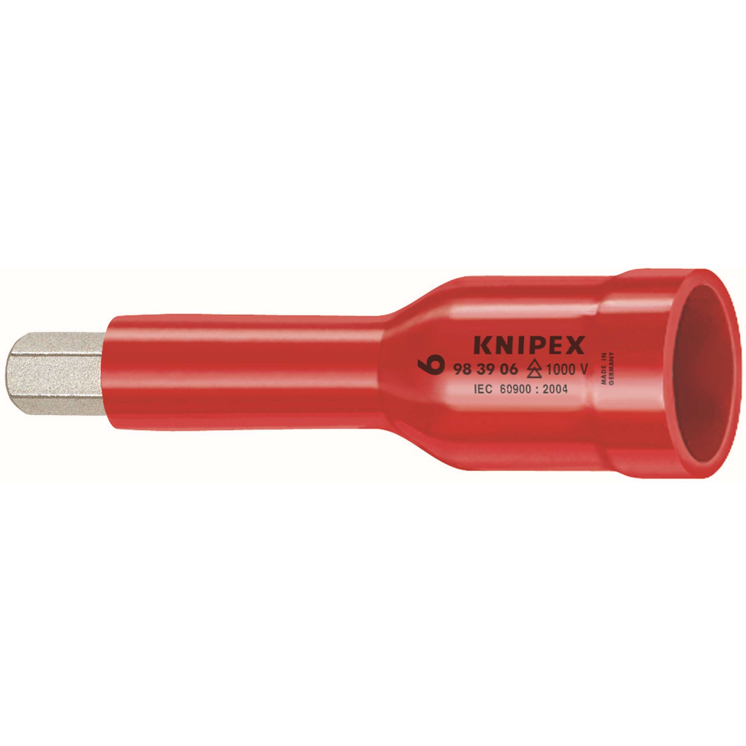 3 1/2" Hex Socket, 1/2" Drive-1000V Insulated, 5 mm