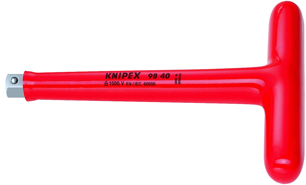 8" T-Handle, 1/2" Drive-1000V Insulated