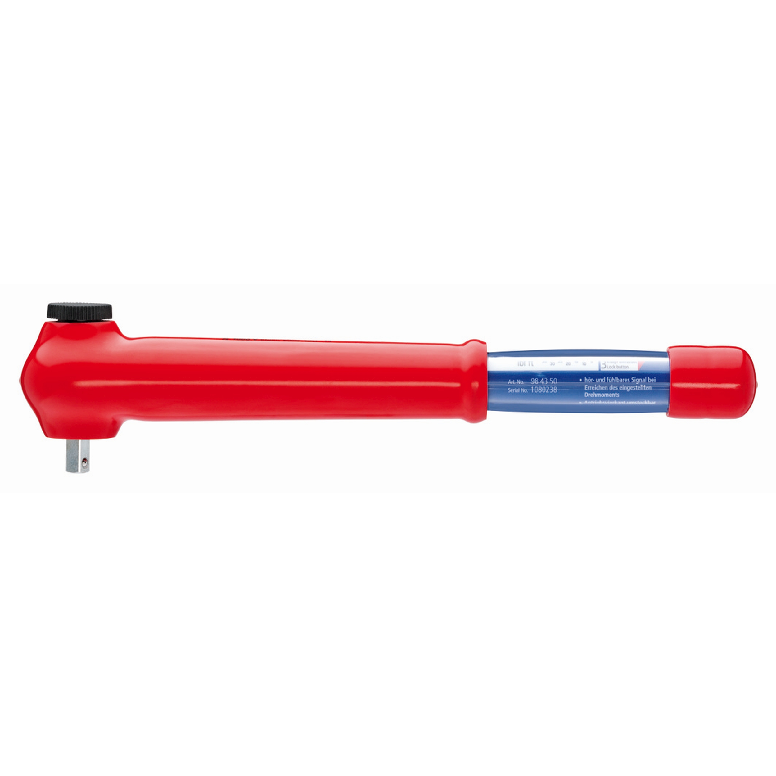 15" Torque Wrench, 1/2" Drive-1000V Insulated