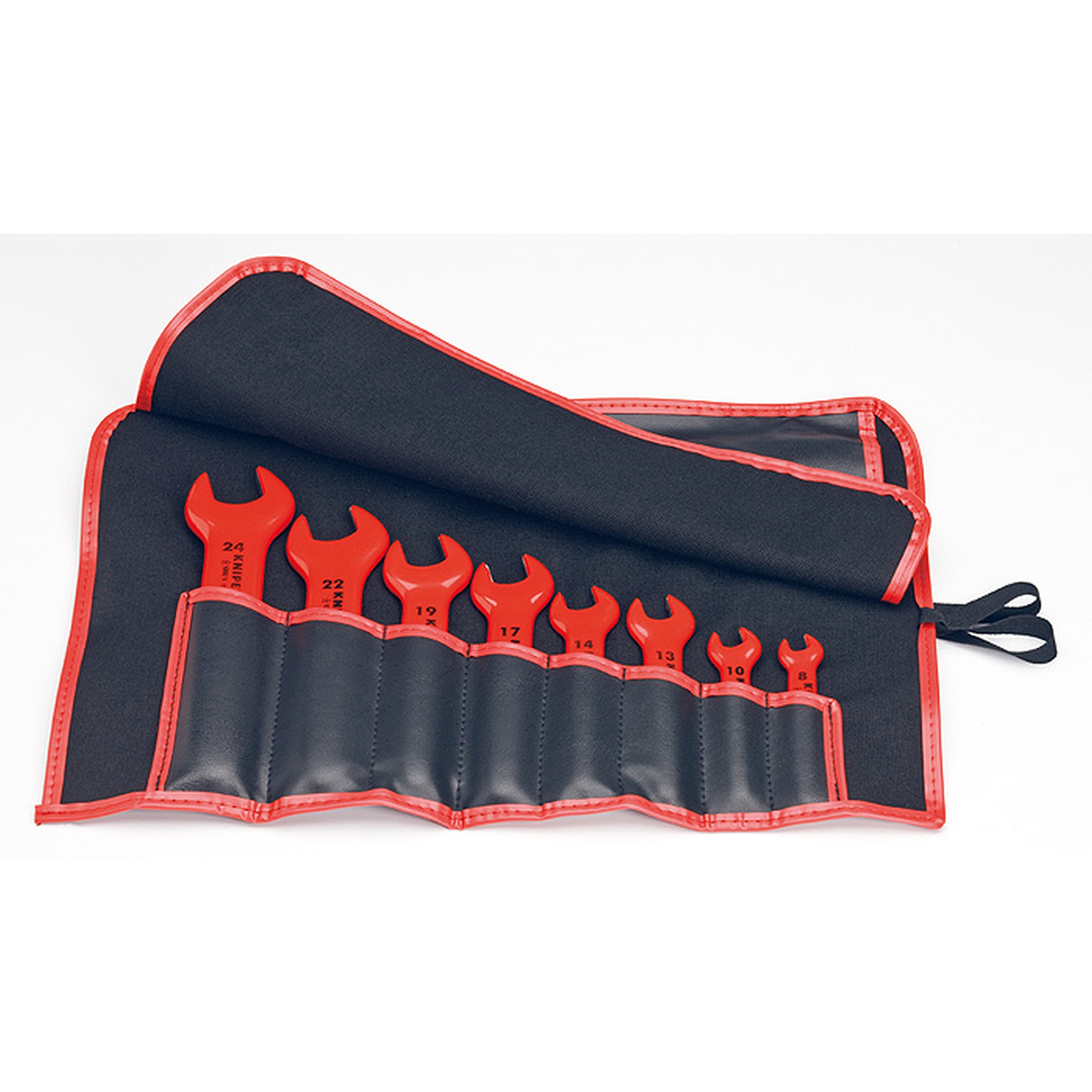 8 Pc Open End Wrench Set, Metric-1000V Insulated