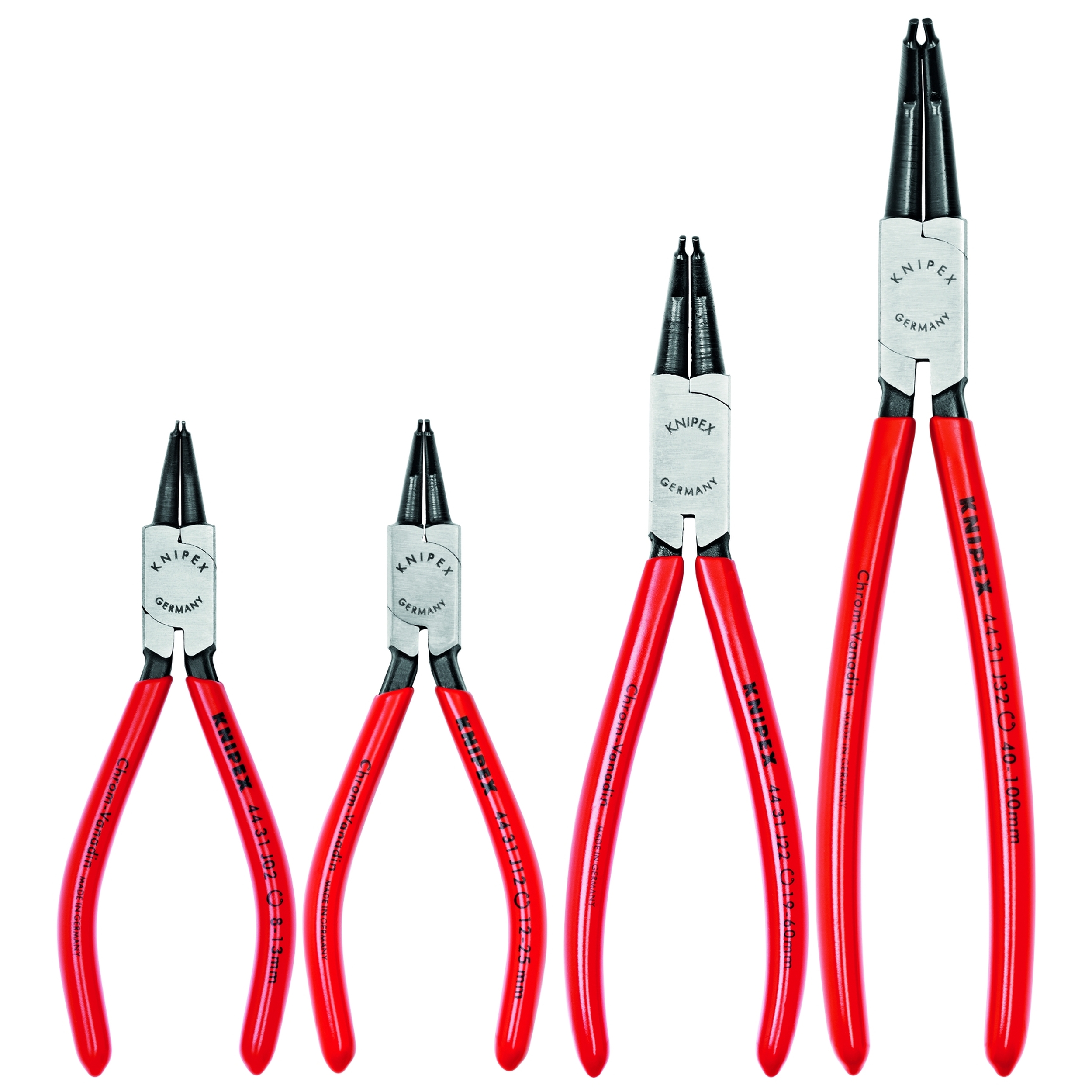 4 Pc Internal Circlip Snap Ring Set 45 Degree