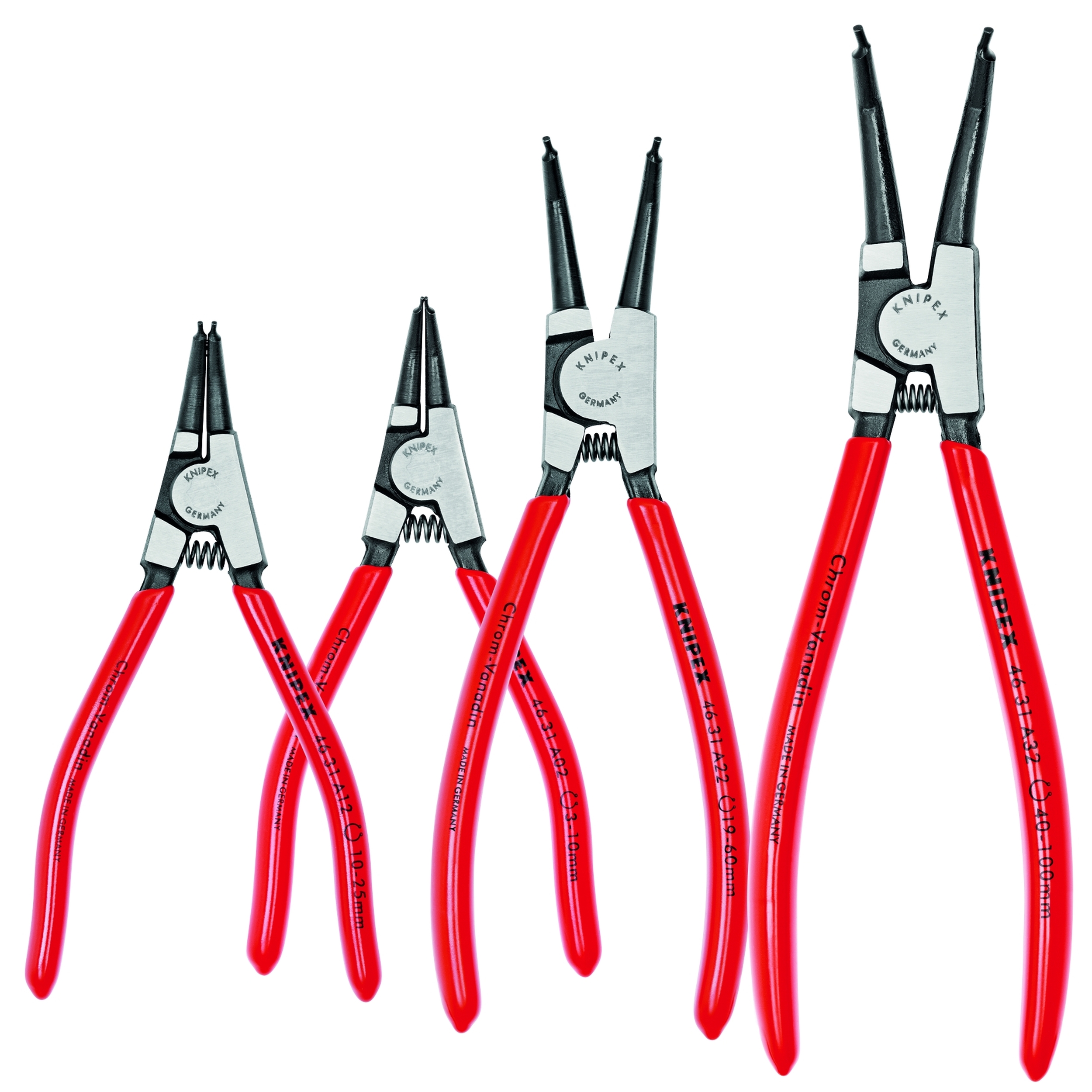 4 Pc External Circlip Snap Ring Set 45 Degree
