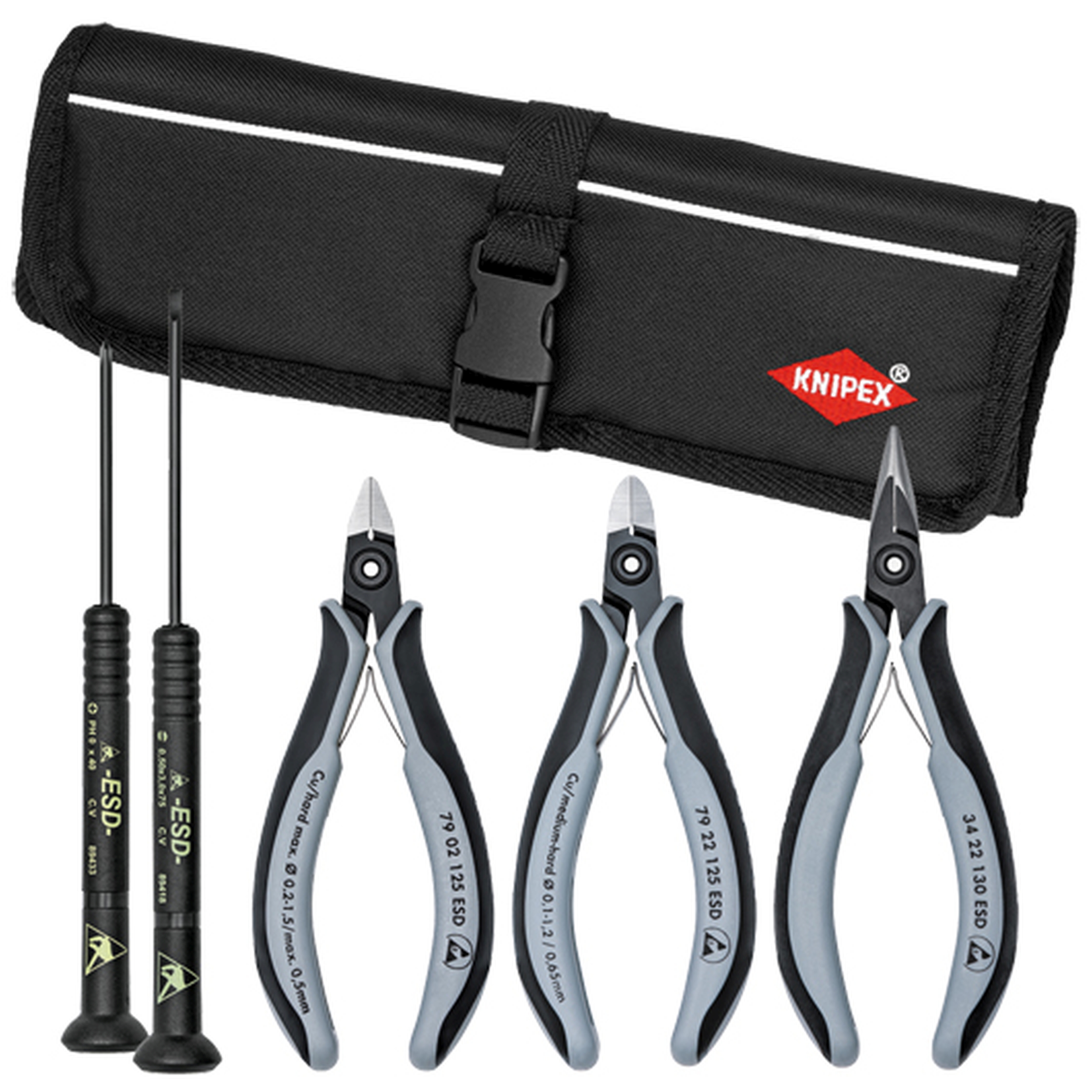 5 Pc Electronic Tool Set