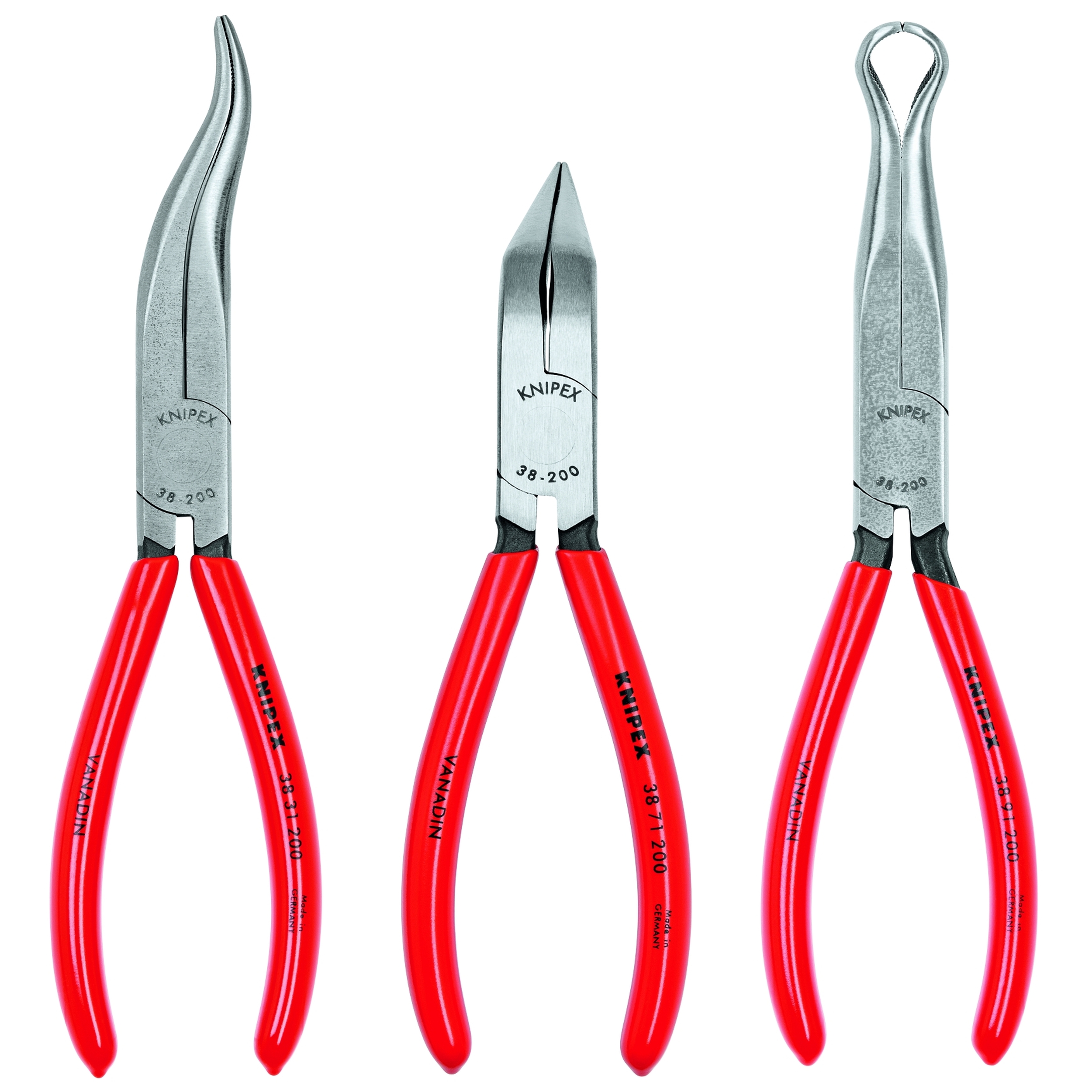 3 Pc Long Nose Tool Set