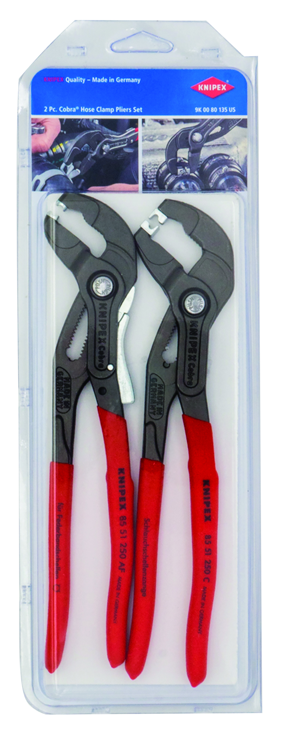2 Pc Hose Clamp/Click Clamp Set