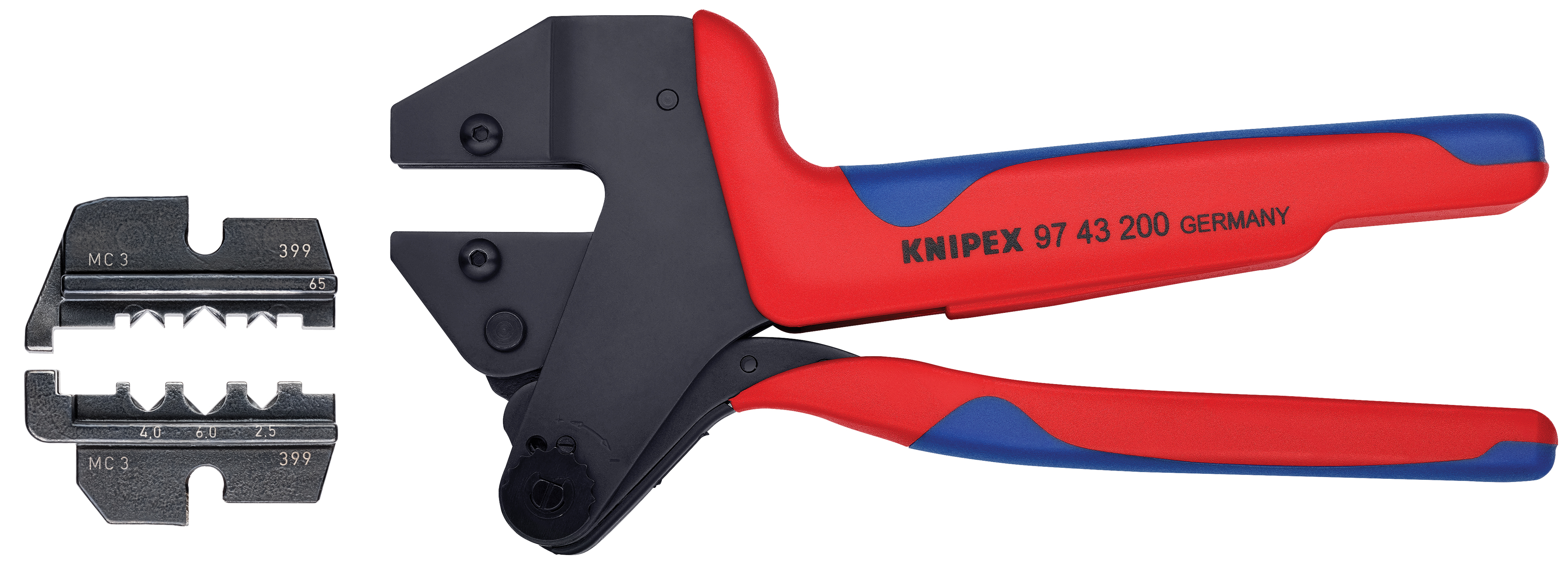 Crimp System Pliers (97 43 200) & Crimp Die: Solar Connectors for MC3 Multi Contact (97 49 65) Packaged In A Protective Plastic Case