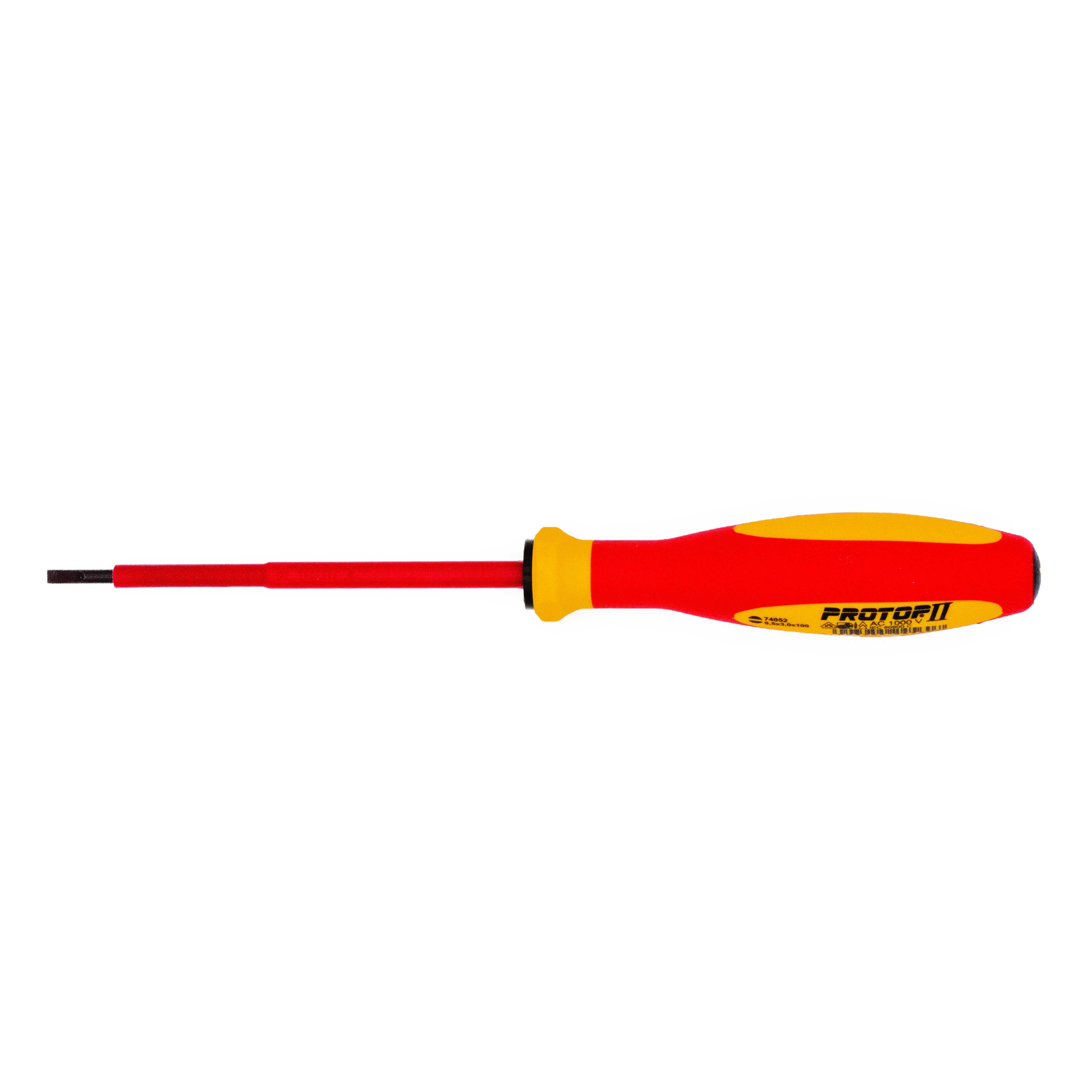 10 7/16" PROTOP II 6" Slotted-1000V Insulated, 1/4" Tip